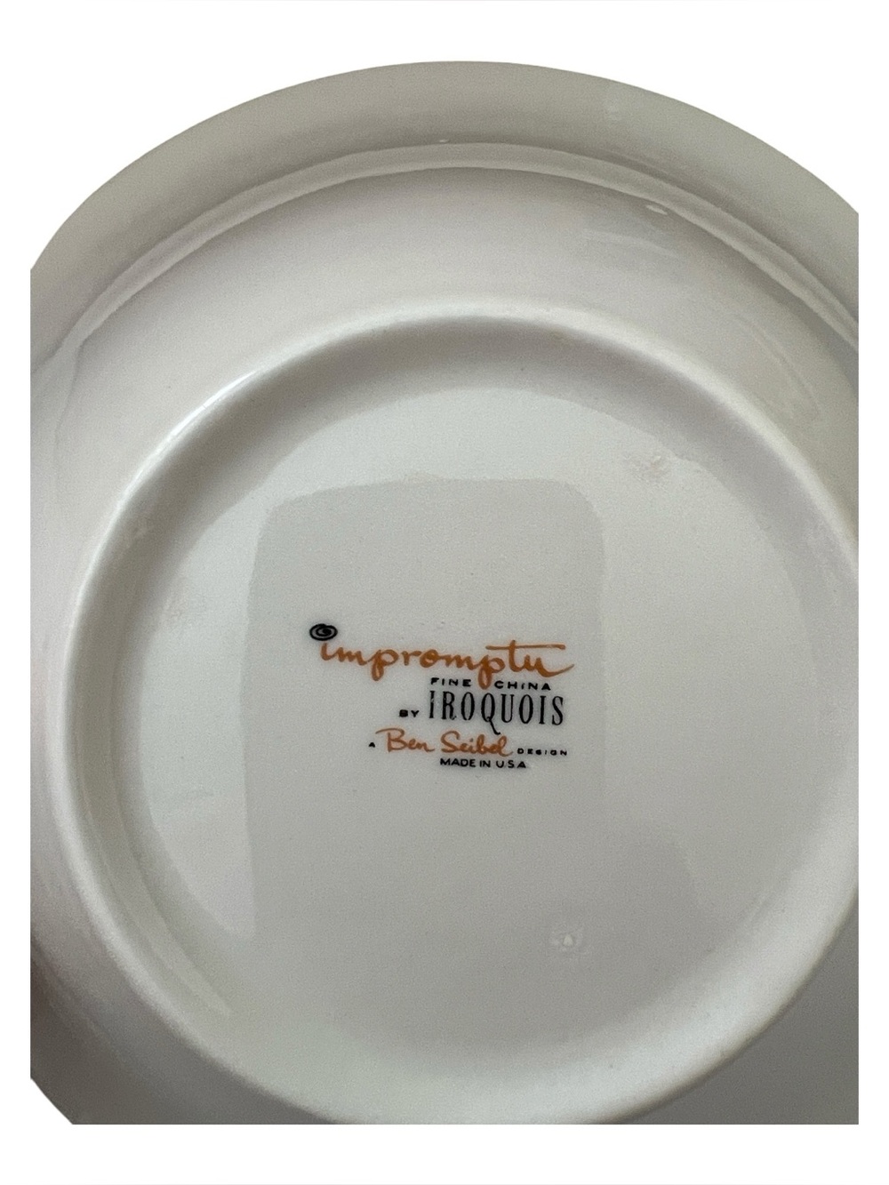 Vintage Iroquois Impromptu Stellar Ben Seibel Soup Cereal Bowl Atomic MCM USA - Picture 5 of 10